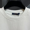 New Men‘s LV Big Logo Casual White/Black Long Sleeve T-shirt size L/M