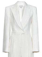 White blazer on a white background