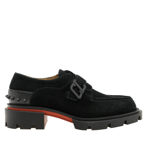 Christian Louboutin CL Our Georges Black Suede Shoes