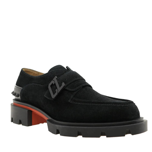 Christian Louboutin CL Our Georges Black Suede Shoes