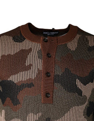 Dolce & Gabbana Camouflage Pullover Shirt