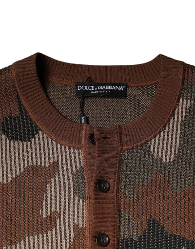 Dolce & Gabbana Camouflage Pullover Shirt