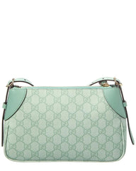 Gucci GG Emblem Leather Shoulder Bag