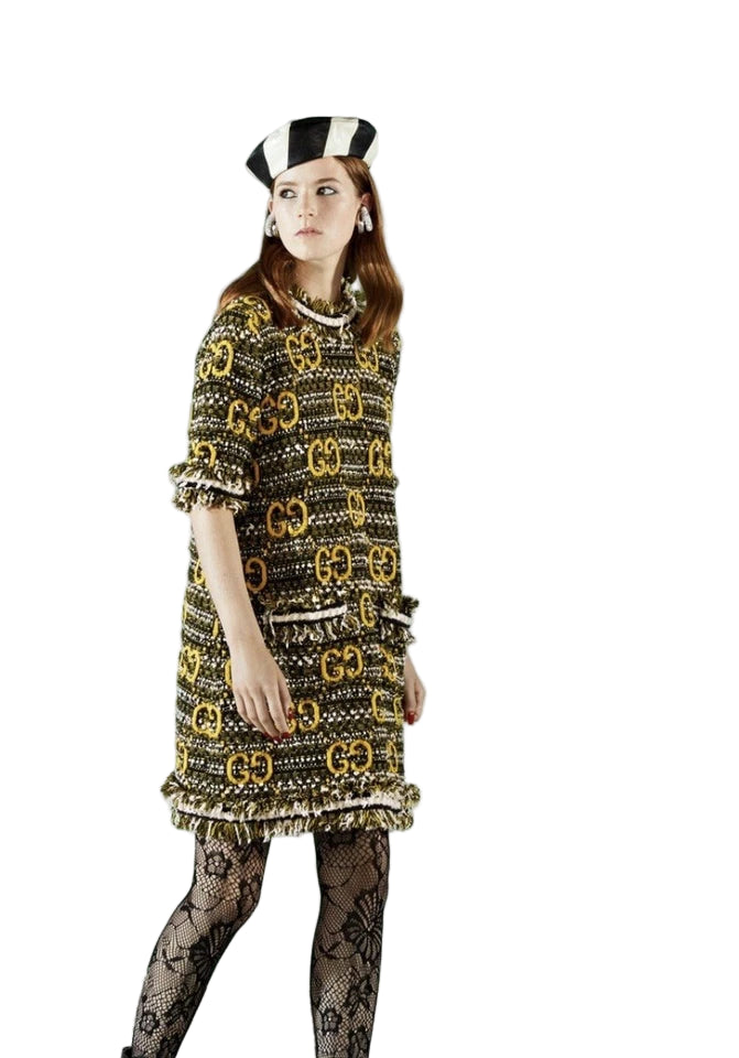 Gucci GG Wool Mohair Dress