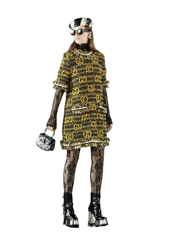 Gucci GG Wool Mohair Dress