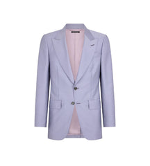 Light purple blazer on a white background