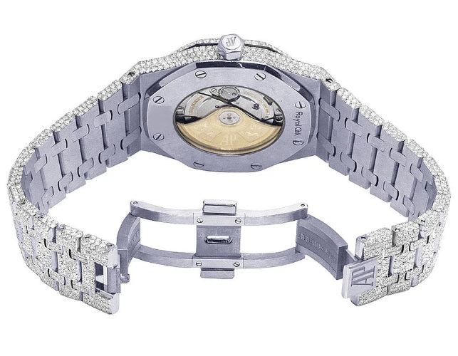 Luxury watch with intricate design and visible mechanical components on a white background