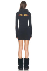 Balenciaga Hooded Mini Dress