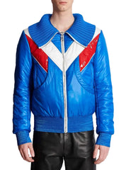 Balmain Men's Multi-Cut Retro Nylon Puffer Jacket NWT
