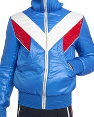 Balmain Men's Multi-Cut Retro Nylon Puffer Jacket NWT