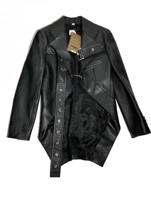Burberry Runway Leather Biker Jacket