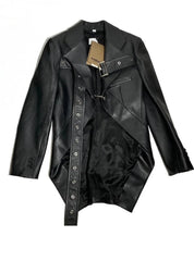 Burberry Runway Leather Biker Jacket