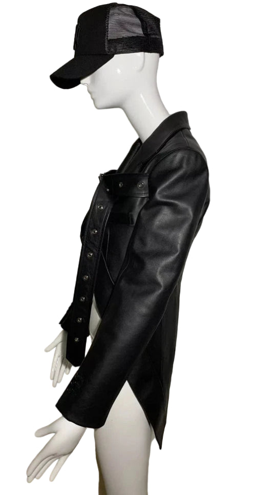Burberry Runway Leather Biker Jacket