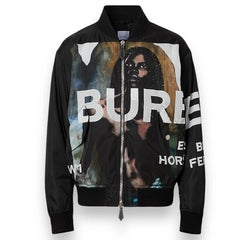 Burberry Kenworthy Printed Logo Bomber Jacket