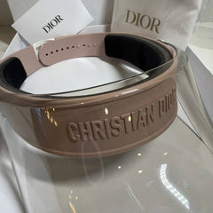 Dior belt with visible branding on a neutral background
