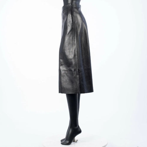 CÉLINE Black Leather Culottes