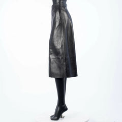 CÉLINE Black Leather Culottes