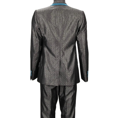 Dolce & Gabbana Jacquard Double Breasted Suit