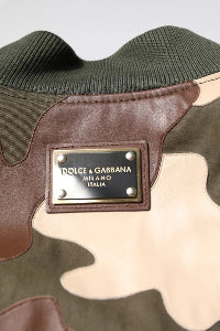 Dolce & Gabbana Multicolor Cotton Bomber Jacket