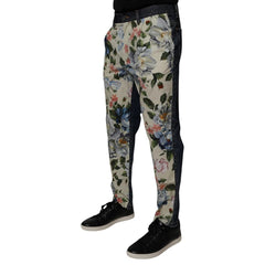 Dolce & Gabbana Floral Denim Jeans