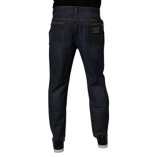 Dolce & Gabbana Floral Denim Jeans