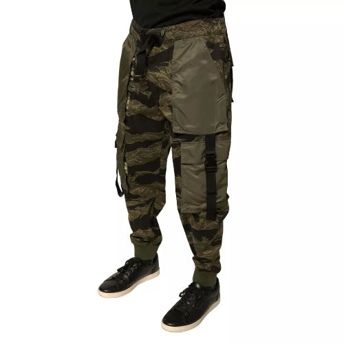 Dolce & Gabbana Camouflage Green Joggers