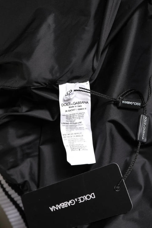 Dolce & Gabbana Heart Print Bomber Jacket