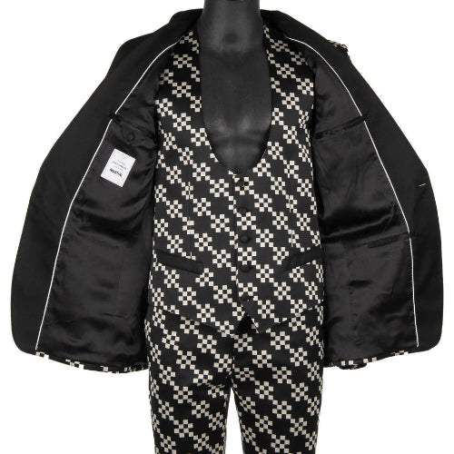 Dolce & Gabbana 3 Piece MARTINI Crystal Heart Pant Suit