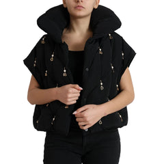 Dolce & Gabbana DG Embellished Quilted Shell Jacket