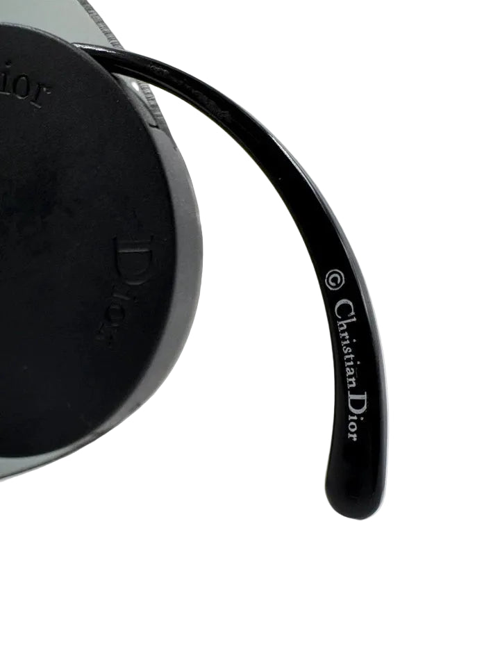 Dior Sport 1 KJ1VA Y2k Black-Silver Mask Shield Wrap Sunglasses Frame