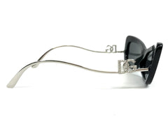 Dolce & Gabbana DG Silver Crystal Sunglasses