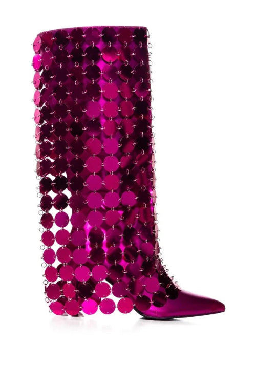 Azalea Wang " ESCAPADED DYNAMICS " Stiletto Boots