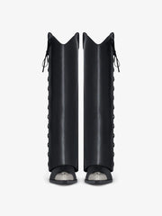 Givenchy Iconic Shark Lock Cowboy Leather Boots