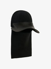 Givenchy Wool Knitted Balaclava Visor - Black BNWT