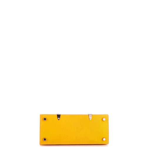 Goyard Structured Saigon Top Handle Leather Mini Bag
