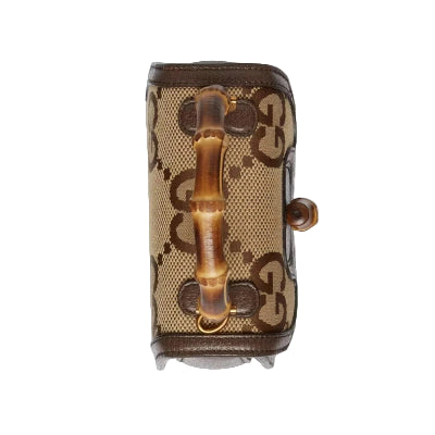 Gucci Jumbo GG Bamboo 1947 Mini Top Handle Bag