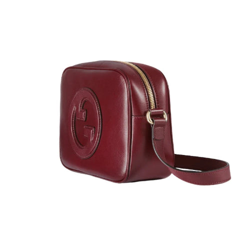 Gucci Rosso Ancora Red Leather Shoulder Bag