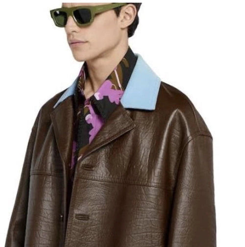 Gucci Embossed Leather Coats