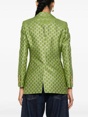Gucci GG Wool Lame Blazer/Jacket