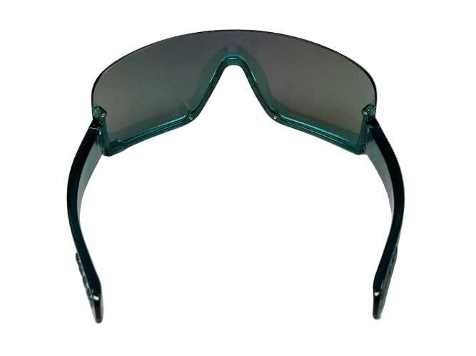 Gucci Sunglasses GG1637S Green Shield Small 99-115 Authentic