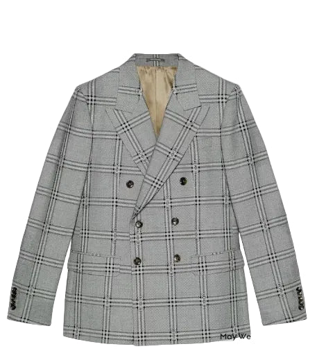 Gucci Horse-bit Check Wool 2 Pc. Pant Suit