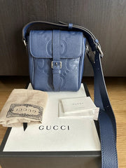Gucci Jumbo GG Small Messenger Crossbody Bag