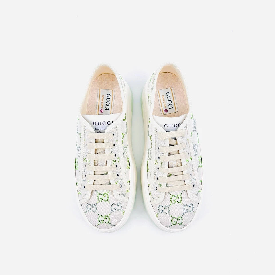 Gucci GG Tennis 1977 Crystal Platform Sneakers