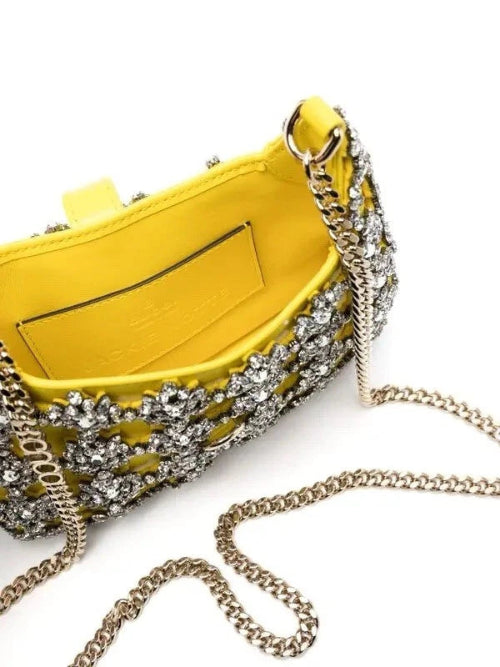 Gucci Jackie 1961 Leather & Crystal's Bag