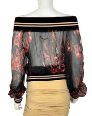 Jean Paul Gaultier Silk Top