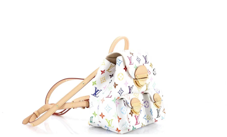 Children's walker with colorful pattern on a white background