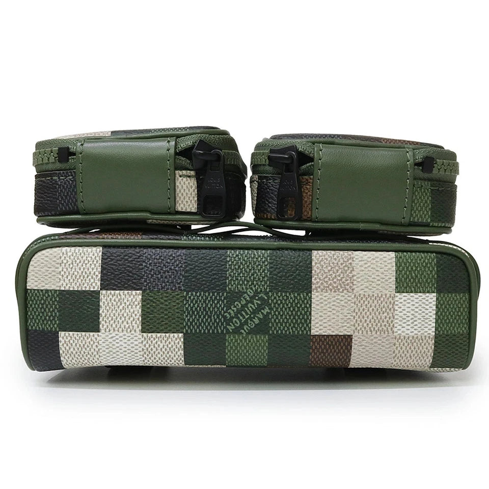 Louis Vuitton LV X Pharrell Williams Shoulder Bag Calfskin / Canvas Green