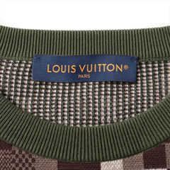 Louis Vuitton LV Cotton Men's Multicolor Damoflage Shirt