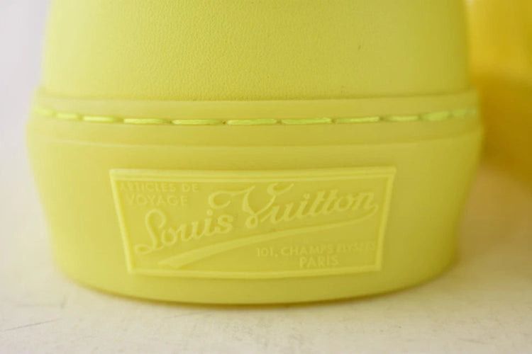 Louis Vuitton Luxembourg Tattoo Yellow Monogram High Top Sneakers