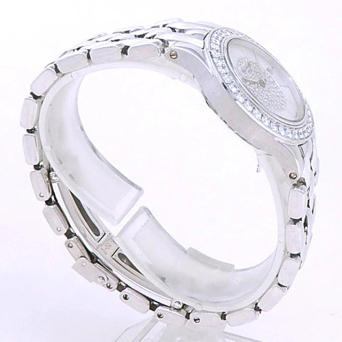 Patek Philippe Neptune 18k White Gold Mother Pearl Ladies Watch 4881/110G